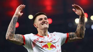 Benjamin Sesko, estrella del RB Leipzig