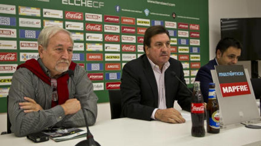 Zoilo Martín, José Sepulcre y Daniel Rubio, ayer.