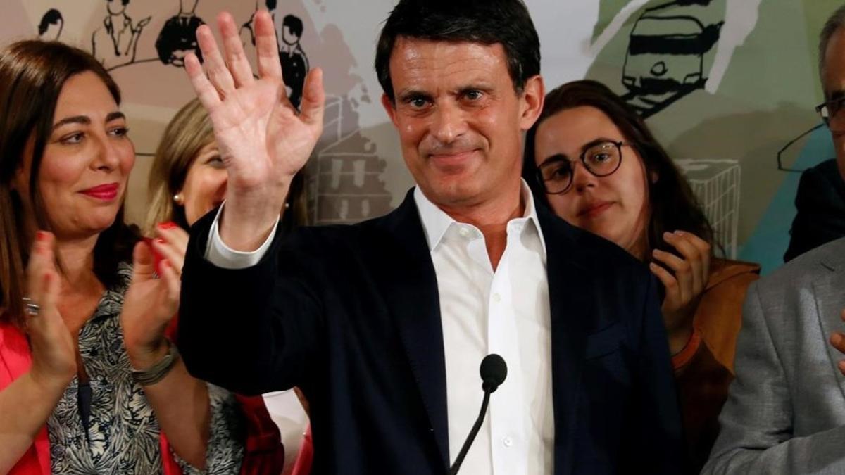 Manuel Valls valora los resultados de las elecciones del 26-M
