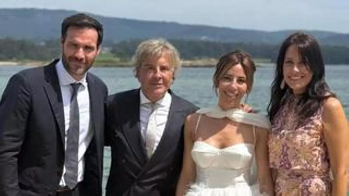 Saúl Craviotto, Blanca Suárez y Juanma Castaño: encuentro de famosos en una boda asturiana de "ensueño" en La Toja