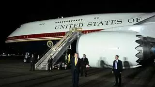 Trump viajó desde Turquía con un avión señuelo ante la amenaza de Irán