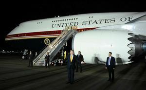 Trump realizó el mes pasado un vuelo secreto desde Ankara tras la cumbre de la OTAN celebrada en Turquía