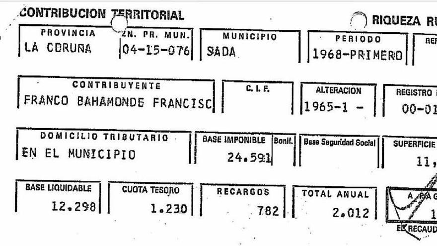 Los Franco aportan recibos para probar el pago del IBI por Franco y los peritos replican que no demuestran el desembolso