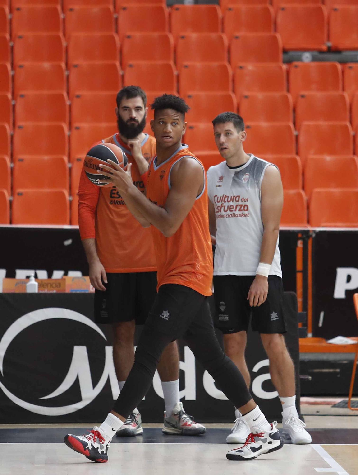 Así fue la sesión de entrenamiento para Valencia Basket