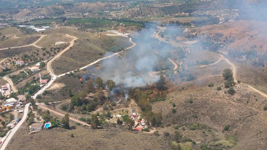 Extinguido el incendio forestal declarado a primera hora de esta tarde en un paraje de Mijas