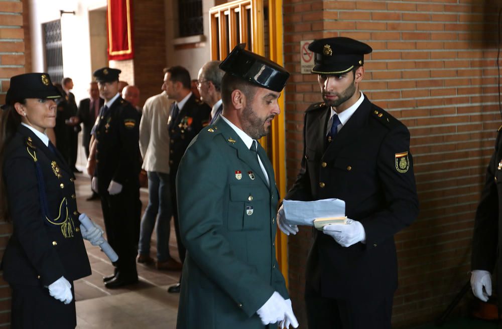 El subdelegado del Gobierno, Miguel Briones, ha presidido el acto y ha centrado gran parte de su discurso al desafío independentista en Cataluña.