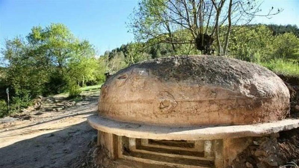 Un dels búnquers del parc