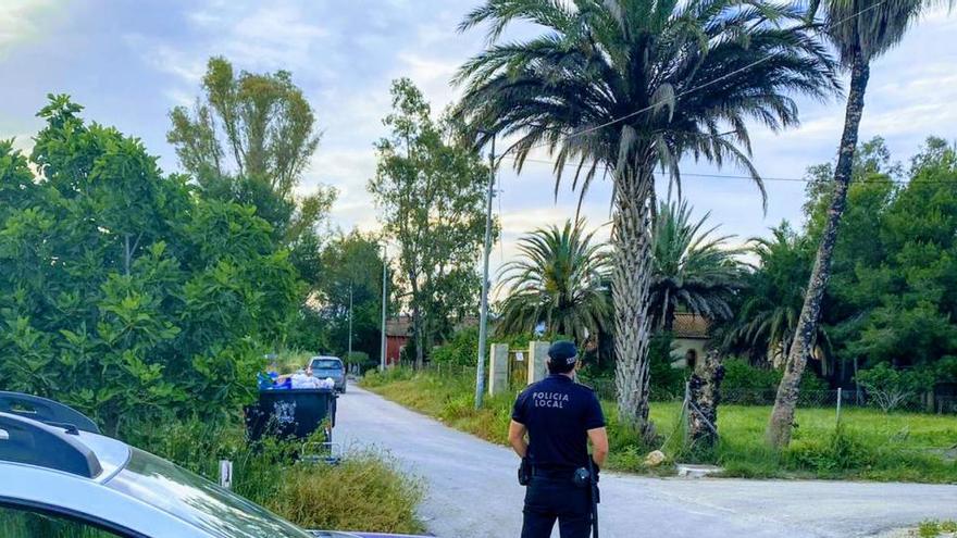 Vigilancia en la huerta de Callosa de Segura