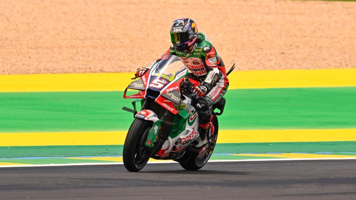 Zarco, todo un experto en condiciones mixtas