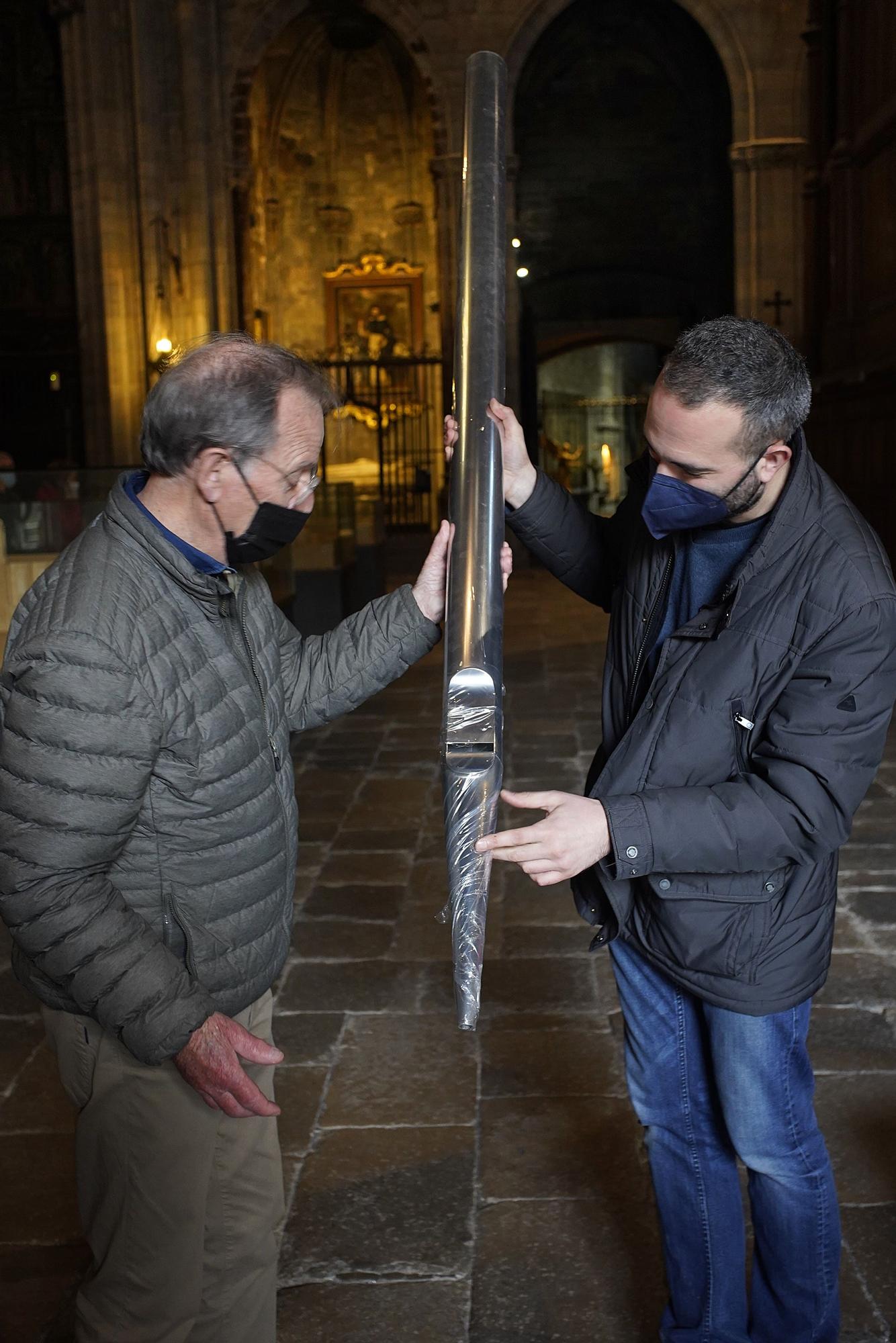 Fil a l’agulla per acabar l’orgue de la Catedral setanta-nou anys després