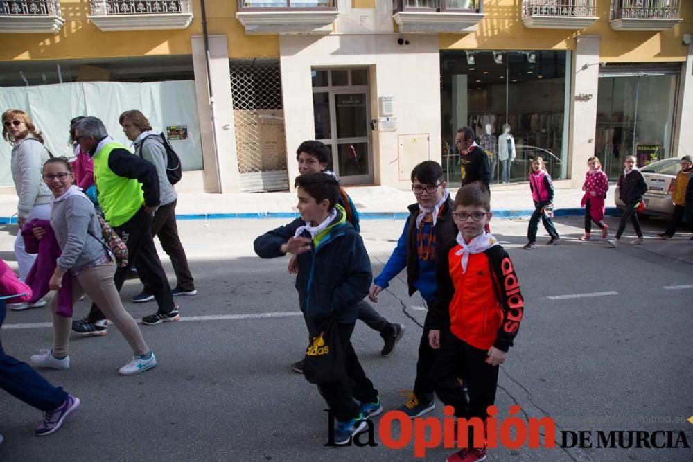 Marcha en el Día del Cáncer Infantil en Caravaca