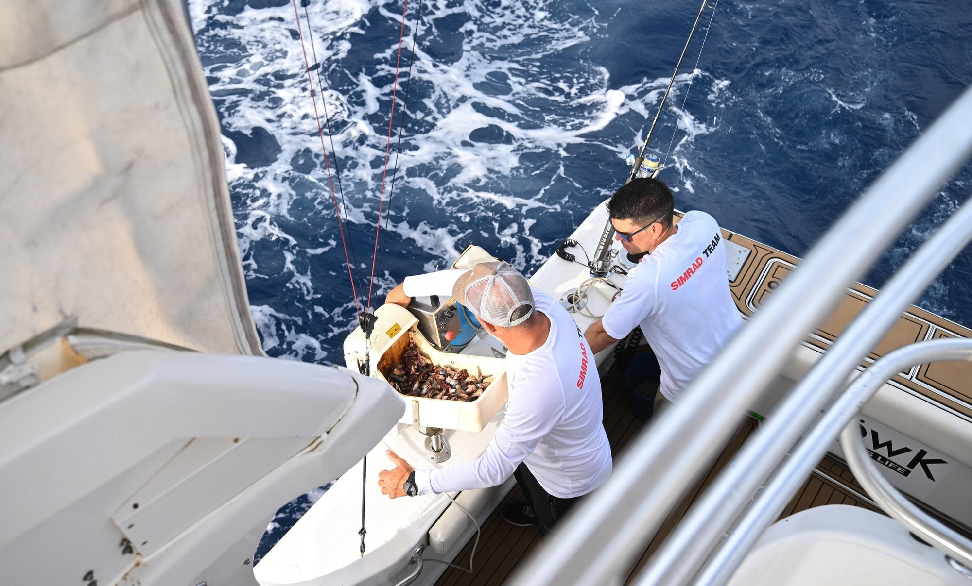 Un día a bordo del Artic pescando atunes rojos para marcarlos con GPS