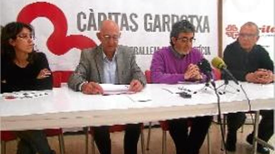 Presentació de la memòria econòmica de Càritas Garrotxa.