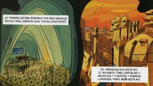 Viñetas de ’El fantasma de Gaudí’, de El Torres y Jesús Alonso Iglesias, Premio a Mejor obra de autor español en el Salón del Cómic de Barcelona.