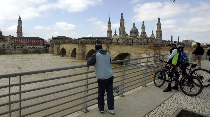 Crecida del Ebro en Zaragoza