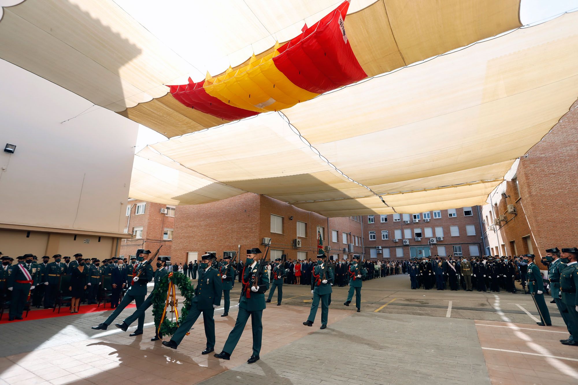 Celebración de la patrona de la Guardia Civil en la Comandancia de Málaga