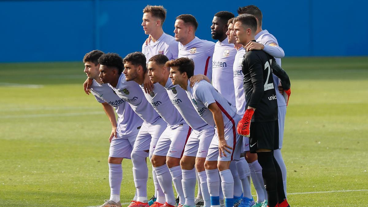 El once inicial del Barcelona ante el Girona