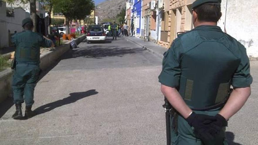 El operativo antidroga realizado en «El Poblao».