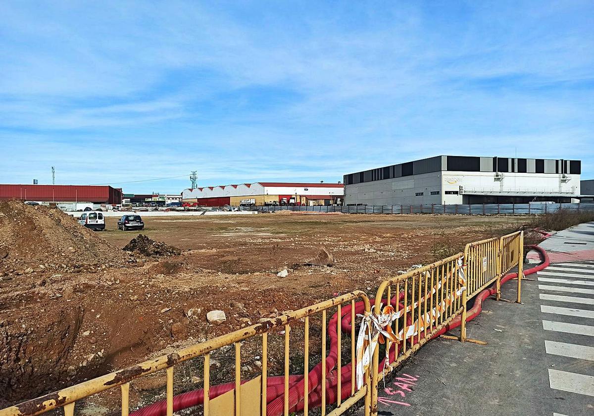 Los terrenos donde Amazon y Redur construirán sus próximas instalaciones. | S. Arias