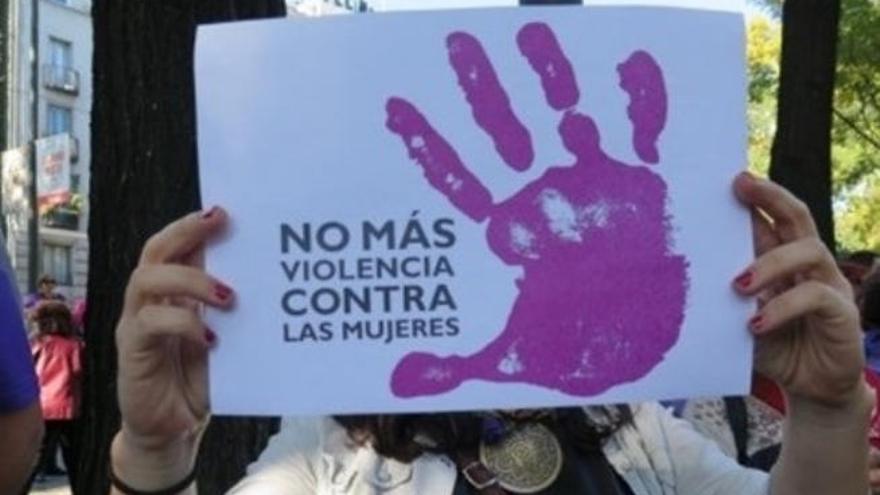 Imagen de una manifestación contra la violencia de género.