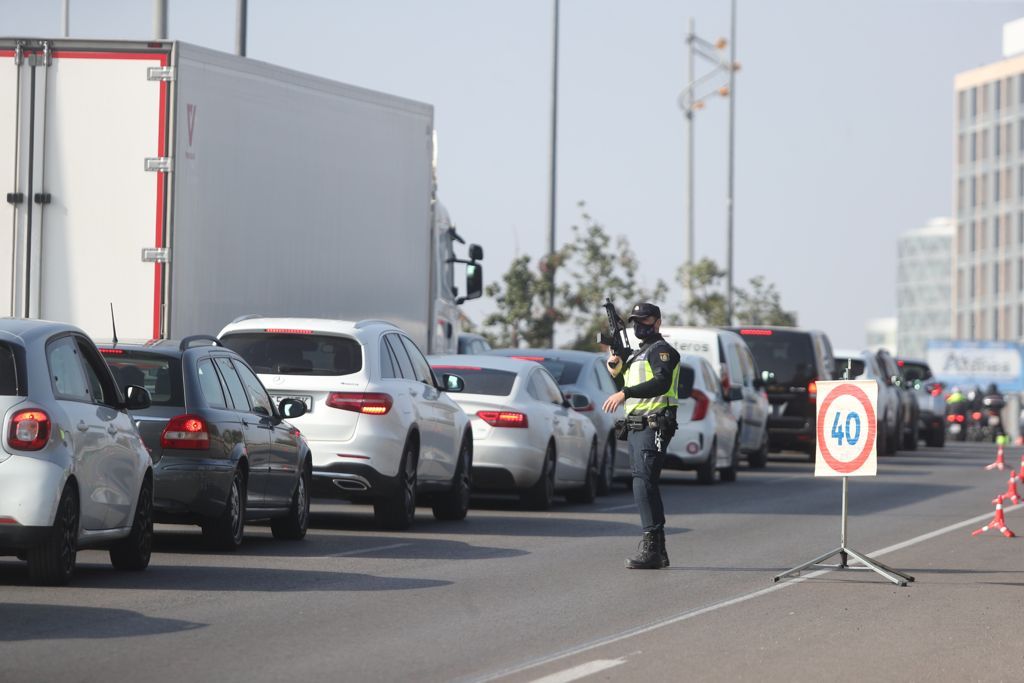 Controles en el cuarto cierre perimetral de la ciudad de València