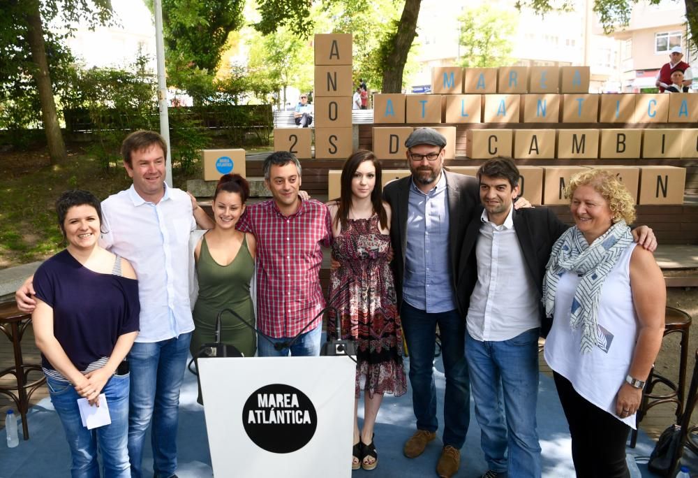 Acto por dos años de la llegada de Marea Atlántica