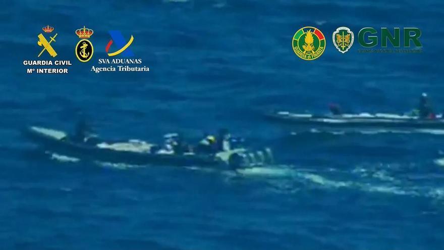 Incautadas más de 41 toneladas de cocaína en dos operaciones en alta mar de la Guardia Civil