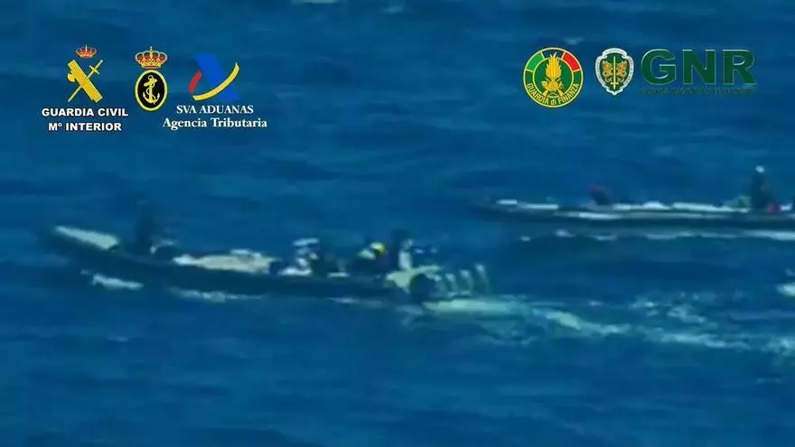 Incautadas más de 41 toneladas de cocaína en dos operaciones en alta mar de la Guardia Civil