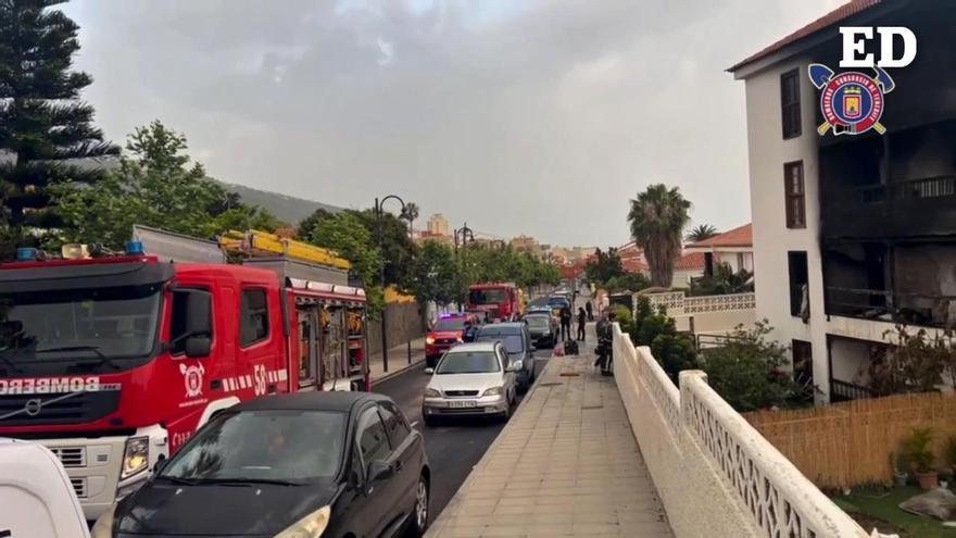 Una víctima mortal en un incendio en Tenerife esta madrugada