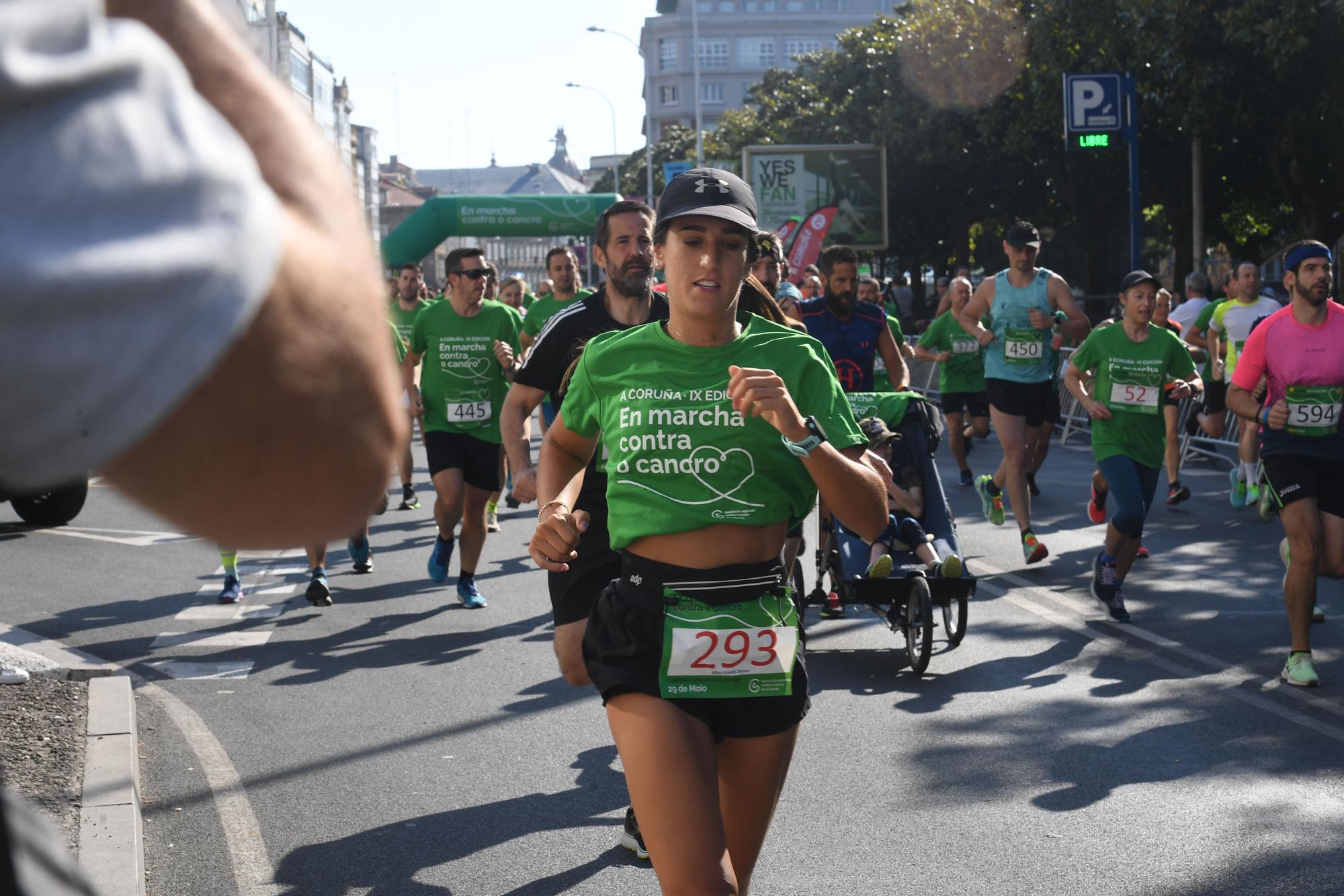 La Carrera contra el Cáncer tiñe de verde la ciudad