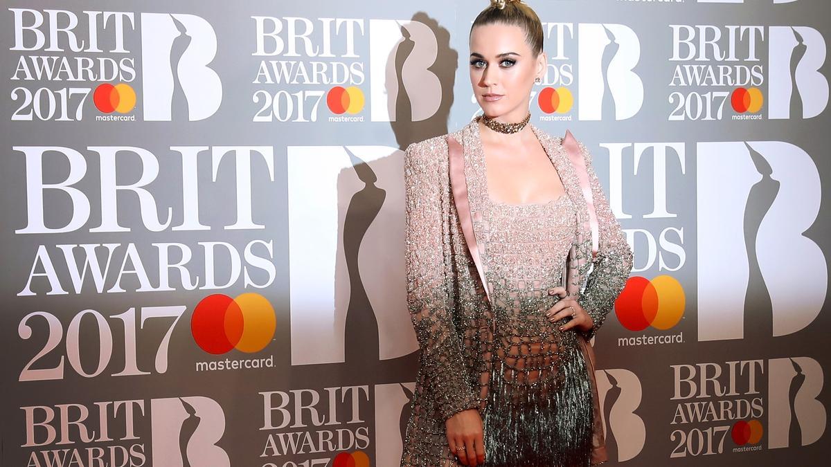 Katy Perry en los 'Brit Awards 2017'