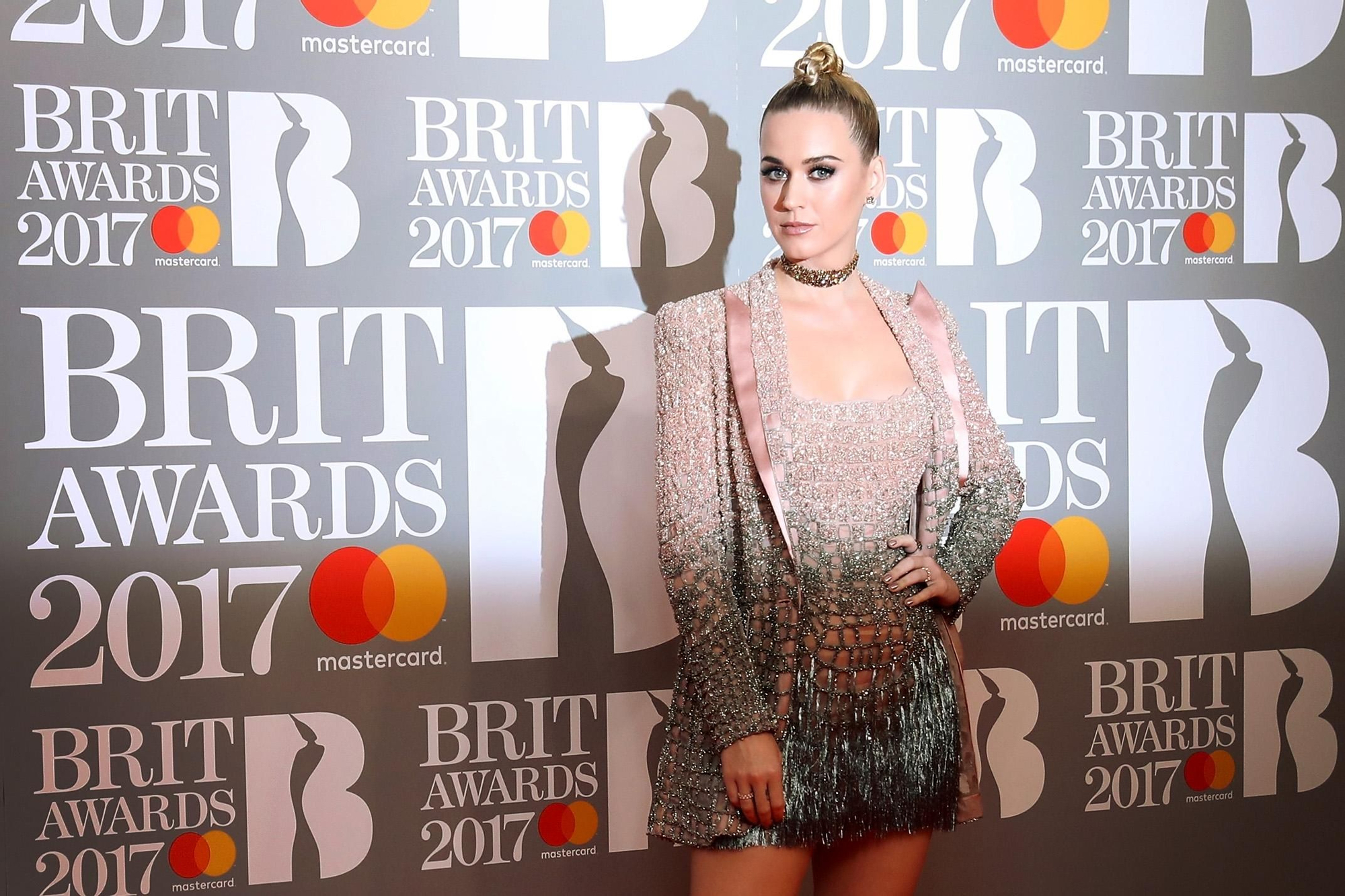 Katy Perry en los 'Brit Awards 2017'