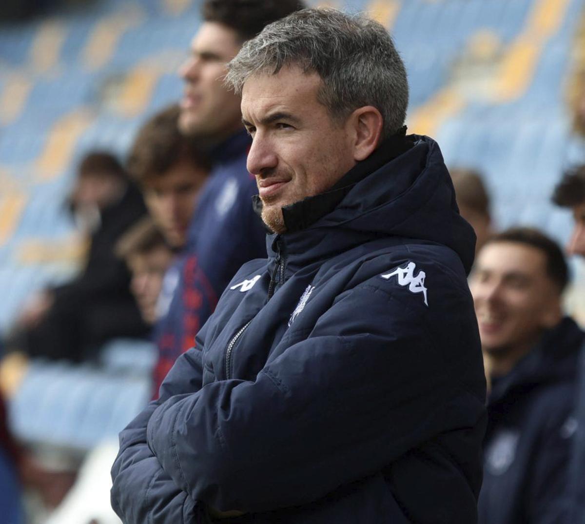 Rubén Domínguez, frente al Madrid Castilla. | GUSTAVO SANTOS