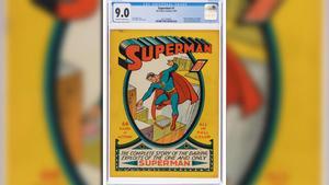 Cómic vendido por 9,2 millones de dólares de Superman.
