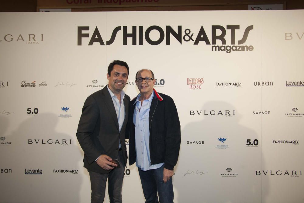 Gala de presentación de la revista Fashion & Arts Magazine en València.