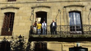Inés Rey, Vigo Trasancos, Jorquera y Rubém Centeno, los primeros en entrar en la Casa Cornide