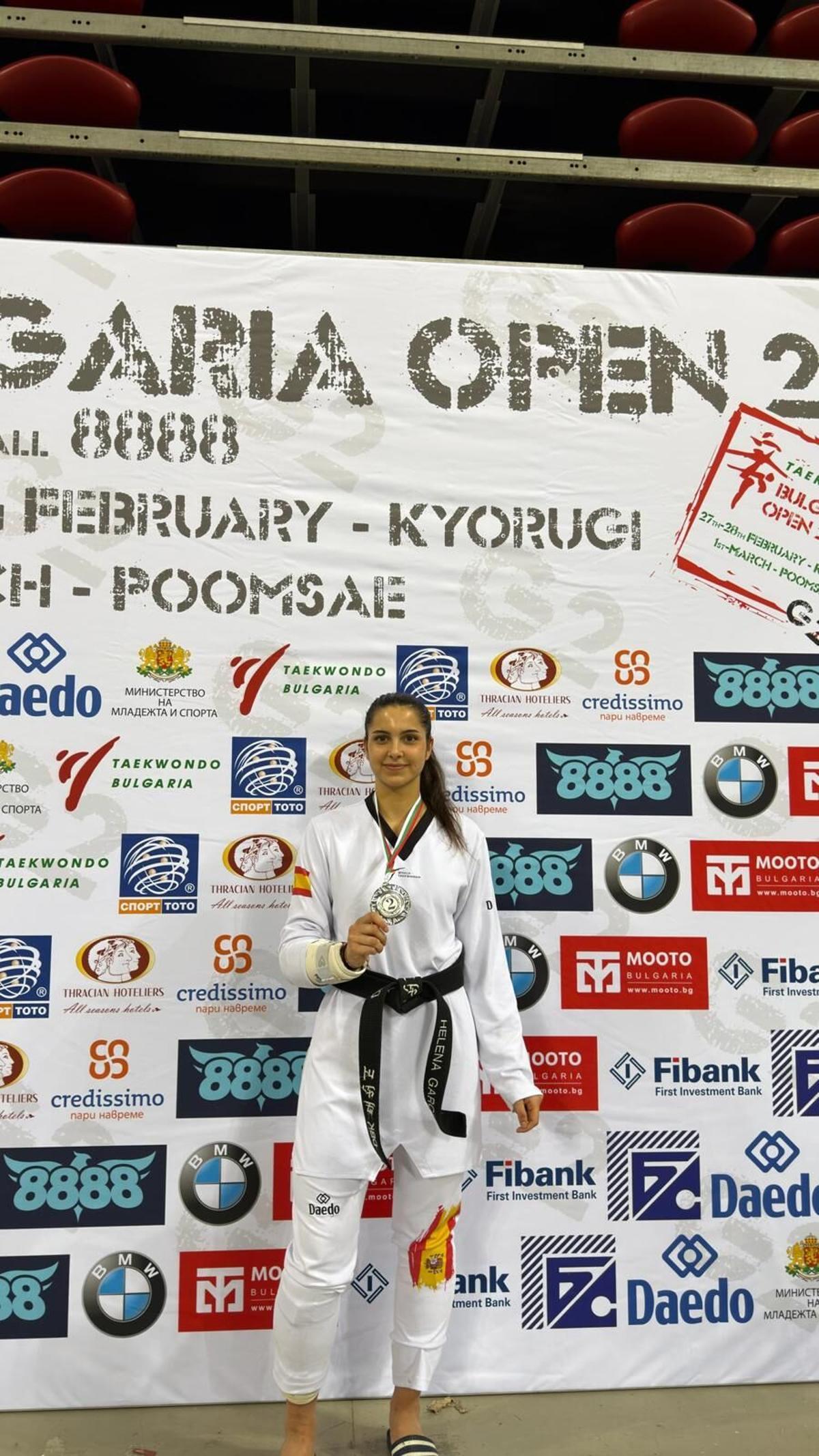 Helena García, en el Open de Bulgaria.