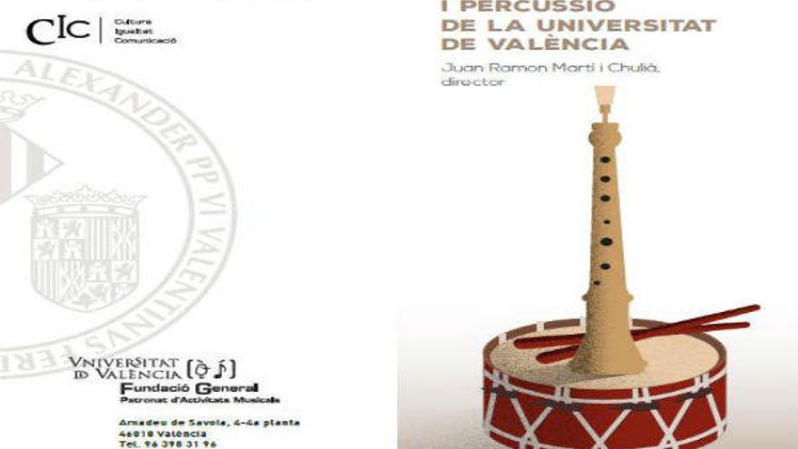 La Universitat de València presenta su nueva &#039;Colla de Dolçaines i Percussió&#039;