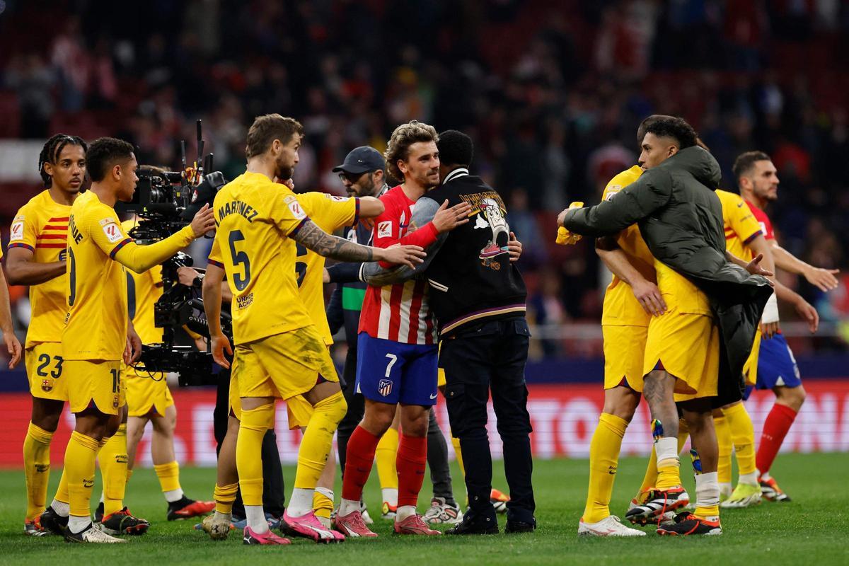 El Barça golea al Atlético de Madrid enel Metropolitano