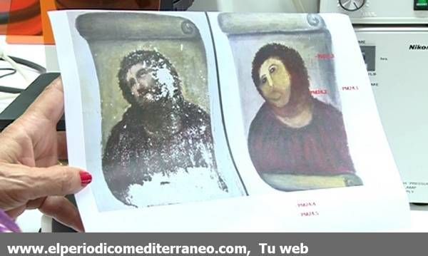 Rueda de prensa en el IVACOR sobre los análisis realizados para la futura restauración del Ecce Homo de Borja