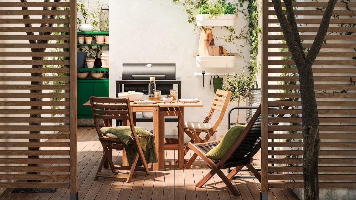 Muebles de jardín de Ikea | Soluciones para todas las terrazas o balcones