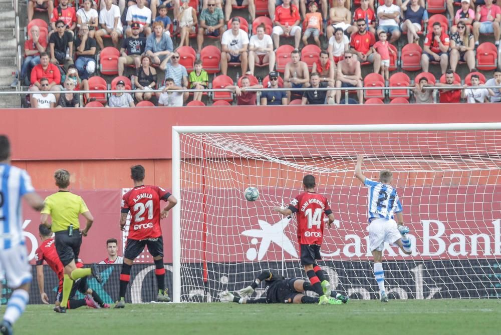 Mallorca-Real Sociedad: Los bermellones encajan su primera decepción