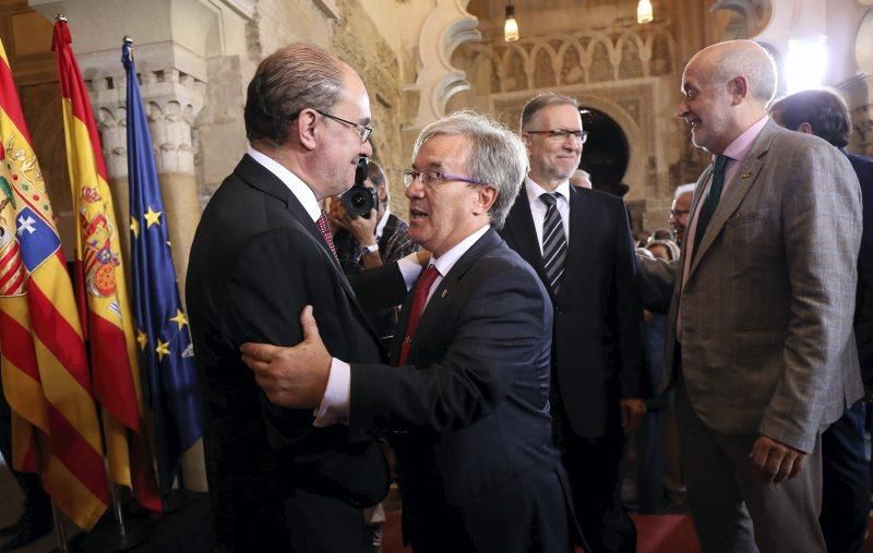 Toma de posesión de Javier Lambán como presidente de Aragón