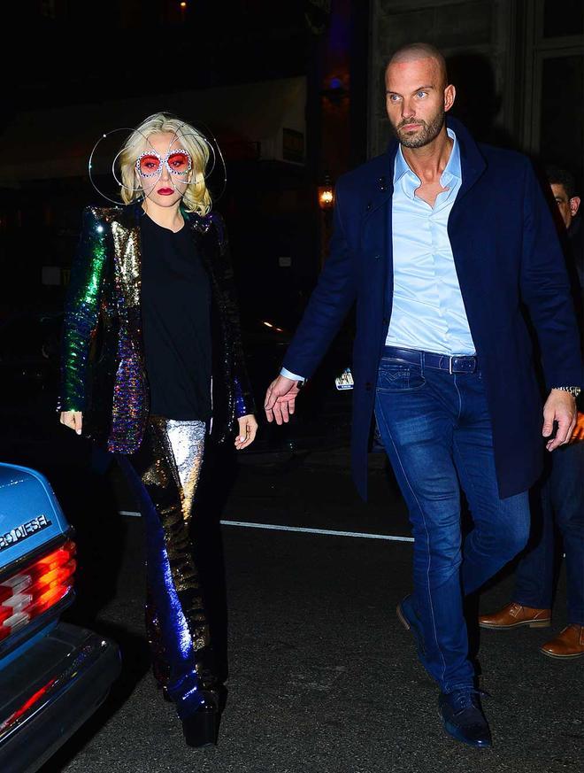 Lady Gaga, con su guardaespaldas en Nueva York