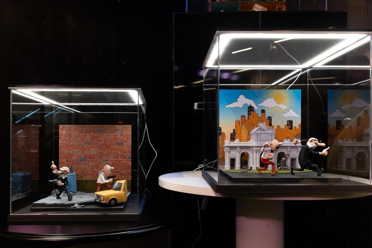 Barcelona homenajea a Francisco Ibáñez con un circuito urbano de dioramas dedicados a sus personajes