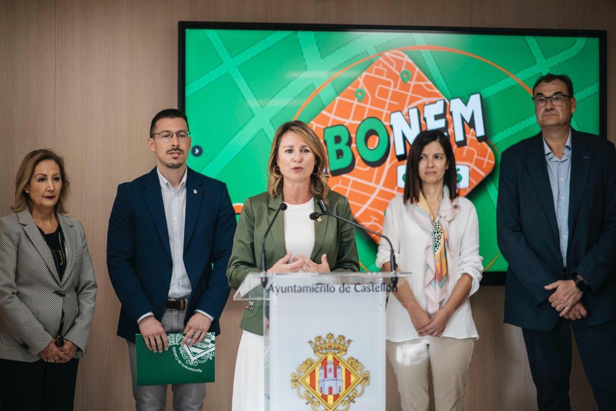 Presentación de la última campaña de bonos comerciales en Castelló.