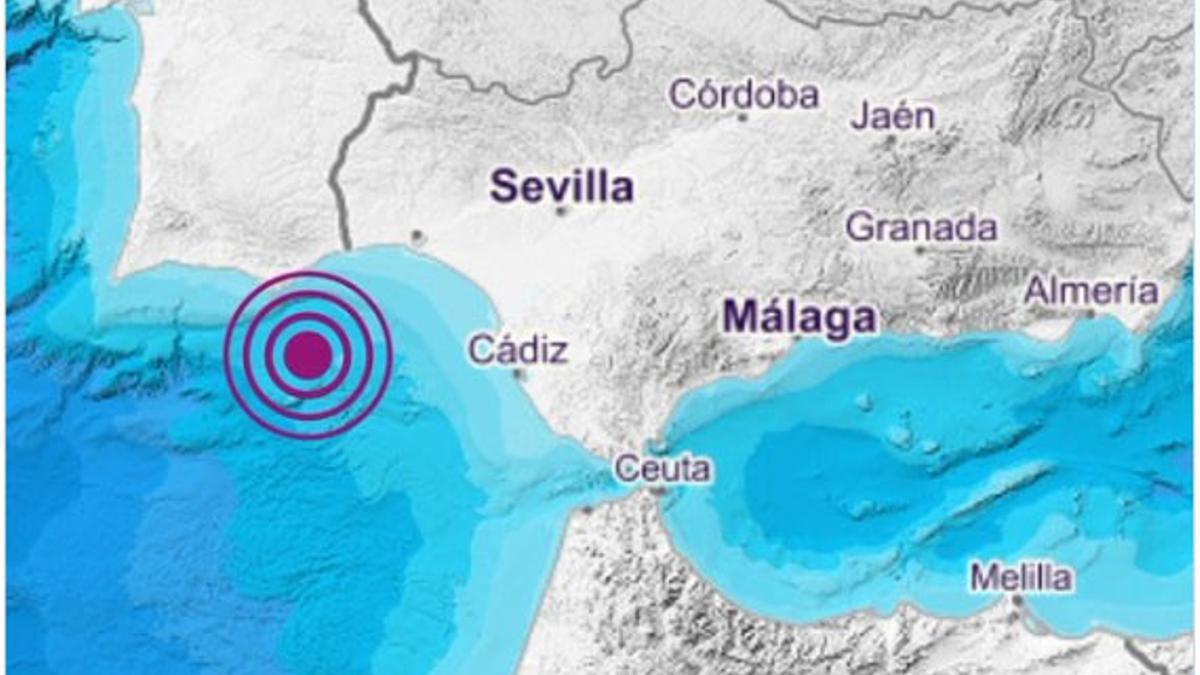 Terremoto en el Golfo de Cádiz