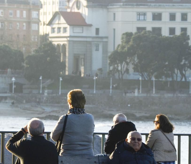 A Coruña disfruta una ''miniprimavera'' en febrero
