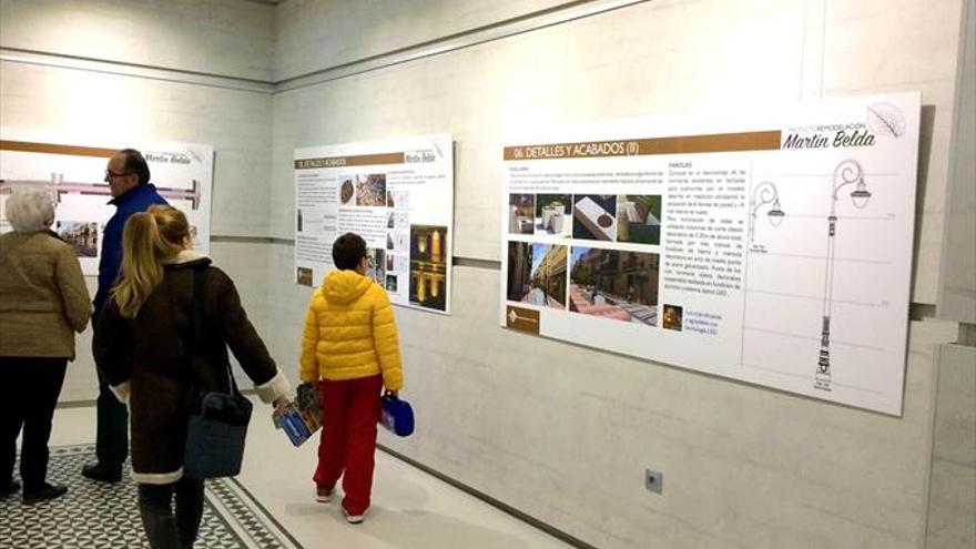 Una exposición muestra cómo quedará la calle Martín Belda