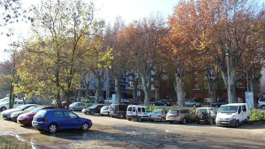 L&#039;aparcament edificable del Parc de les Aigües.